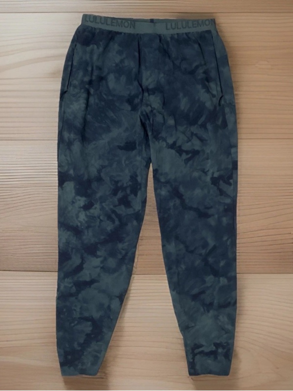 Lululemon Run State Jogger Size Large Tidal Dye Smoke Spruce Black TDMS 76383